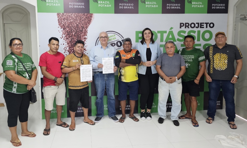 Potássio do Brasil, subsidiária da Brazil Potash, assina acordo com o povo indígena Mura para o projeto Potássio Autazes